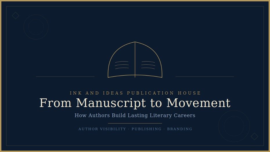 From Manuscript to Movement How Ink and Ideas Publication House Helps Authors Build Lasting Literary Careers