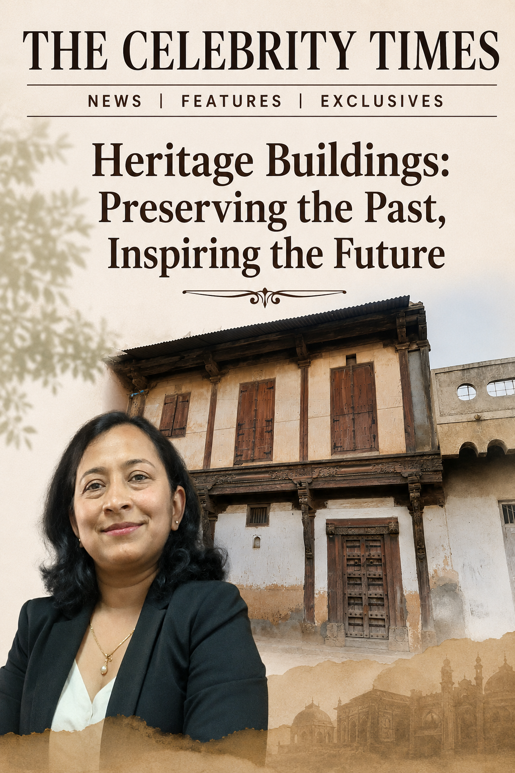 Heritage Buildings, an opinion piece by Ar. Farhana Kapadia-Tajkhan, featured through Ink and Ideas Publication House