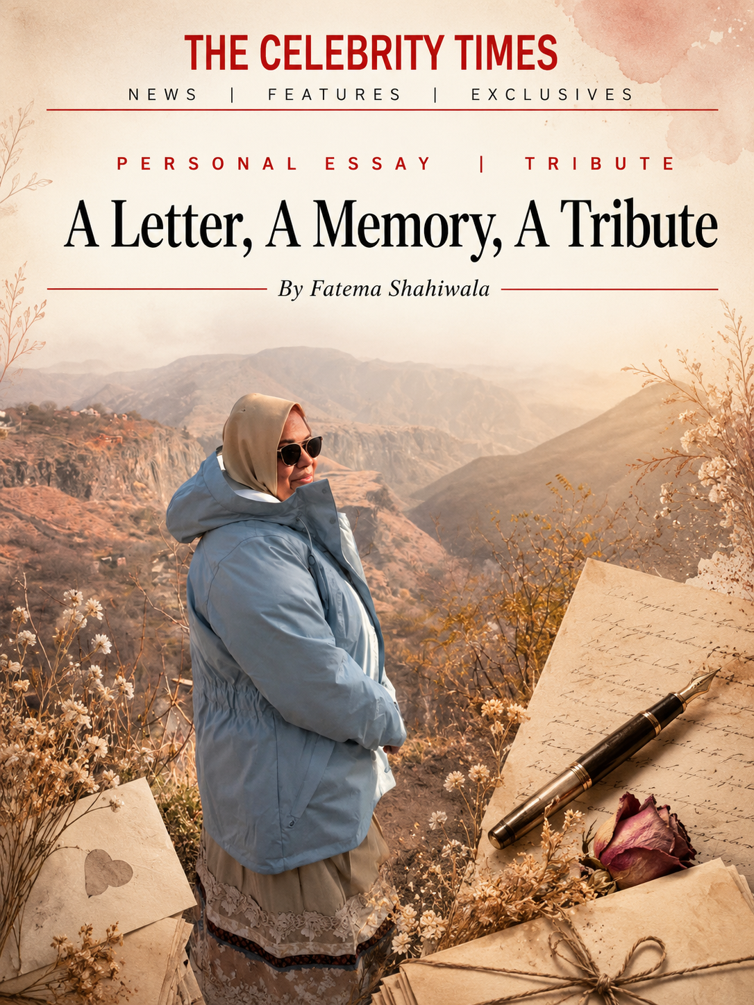 A Letter, A Memory, A Tribute, a personal essay by Fatema Shahiwala, featured through Ink and Ideas Publication House